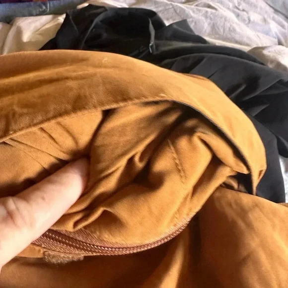 Women’s Volcom Longhorn brown Vest size small. Detachable fur trimmed hood VGUC - Picture 12 of 15